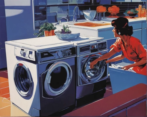 laundry room,washing machines,washing machine,washing clothes,laundress,laundromat,washer,laundry,dry laundry,knitting laundry,appliances,the drum of the washing machine,dryer,major appliance,clothes dryer,washers,home appliances,laundry supply,launder,household appliances,Conceptual Art,Sci-Fi,Sci-Fi 23