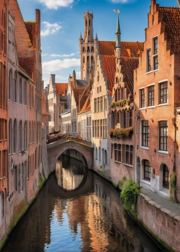 bruges,city moat,lübeck,muenster,gdańsk,nuremberg,strasbourg,colmar,luneburg,ulm,city of münster,belgium,colmar city,bremen,bamberg,alsace,tübingen,amiens,münsterland,new-ulm,Illustration,Abstract Fantasy,Abstract Fantasy 13