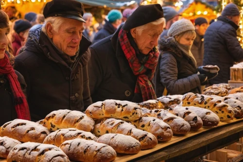 lebkuchen,christmas market,pączki,matjesbrötchen,bombolone,advent market,sorbian easter eggs,bockwurst,basler fasnacht,kolach,pan de muerto,finnish nut bread,sufganiyah,myfestiveseason romania,knödlbrot,canarian wrinkly potatoes,hungarian food,medieval market,schnecken,colorful sorbian easter eggs,Illustration,Black and White,Black and White 26