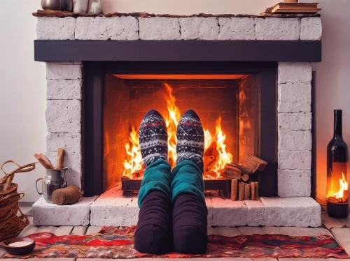 warm and cozy,hygge,fire place,domestic heating,log fire,warming,winter shoes,fireplace,christmas fireplace,warmth,fireplaces,wood-burning stove,fire in fireplace,winter boots,november fire,fireside,cozy,winter mood,warm,warmer,Illustration,Paper based,Paper Based 19