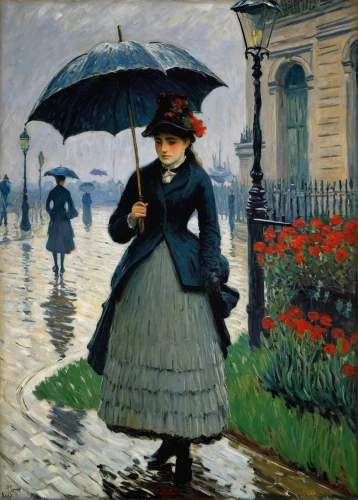 man with umbrella,little girl with umbrella,walking in the rain,umbrella,umbrellas,in the rain,post impressionist,post impressionism,vincent van gough,woman walking,mary poppins,promenade,woman with ice-cream,la violetta,summer umbrella,parasol,brolly,vincent van gogh,a pedestrian,girl picking flowers,Art,Artistic Painting,Artistic Painting 04
