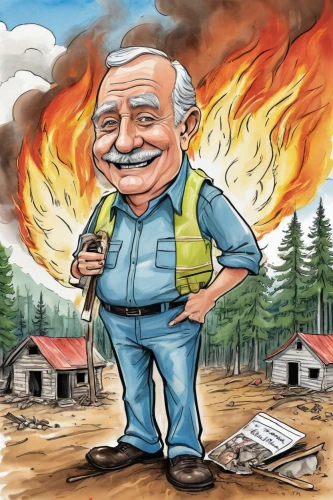 burned land,geppetto,klinkel,wildfires,sweden fire,hill billy,fire land,gezi,caricature,nature conservation burning,bushfire,fire marshal,fire background,newspaper fire,fire disaster,environmental destruction,dollar burning,environmental disaster,journalist,burning of waste,Illustration,Abstract Fantasy,Abstract Fantasy 23