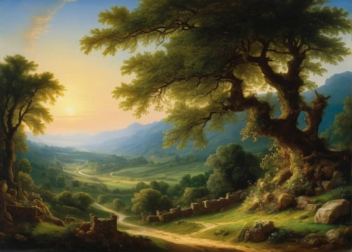 robert duncanson,forest landscape,rural landscape,fantasy landscape,landscape background,frederic church,mountain scene,landscape,mountain landscape,farm landscape,home landscape,an island far away landscape,hobbiton,dutch landscape,brook landscape,high landscape,mountainous landscape,panoramic landscape,meadow landscape,nature landscape,Art,Classical Oil Painting,Classical Oil Painting 16