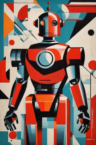 robot icon,robotic,bot icon,atom,robots,anaglyph,mecha,robot,robotics,droid,cybernetics,bot,vector graphic,vector,ironman,abstract retro,adobe illustrator,magneto-optical disk,digiart,war machine,Art,Artistic Painting,Artistic Painting 44