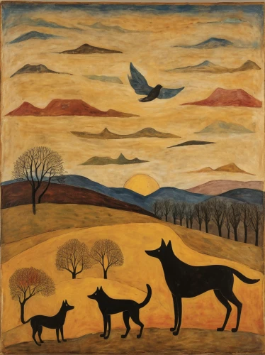 greyhound,animal migration,hunting scene,animals hunting,pere davids deer,hunting dogs,chamois with young animals,fall animals,hare field,elk,bruno jura hound,hare trail,carol colman,autumn landscape,hunting dog,young-deer,hares,antelopes,braque d'auvergne,hare coursing,Art,Artistic Painting,Artistic Painting 47