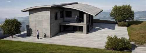 inverted cottage,cubic house,folding roof,dunes house,3d rendering,frame house,house roof,house shape,small house,grass roof,pigeon house,flat roof,dog house,wooden house,cube stilt houses,slate roof,metal roof,residential house,cube house,modern house,Architecture,Villa Residence,Modern,Elemental Architecture