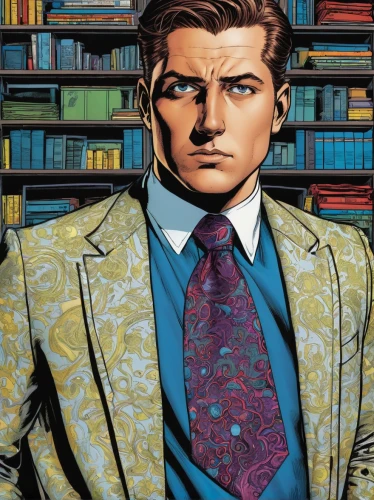 silk tie,men's suit,the suit,robert harbeck,librarian,comic books,riddler,cravat,marvel comics,star-lord peter jason quill,steve rogers,business man,two face,suit,necktie,suit of spades,a black man on a suit,attorney,david bates,businessman,Illustration,American Style,American Style 03