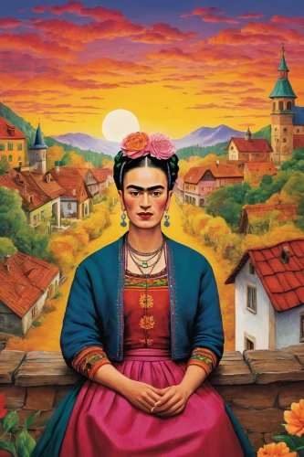 khokhloma painting,frida,mexican calendar,adelita,puszta,pandero jarocho,pocahontas,hipparchia,free land-rose,hanbok,valcea,banitsa,bayan ovoo,bulgarian,titicaca,sanok,khlui,sapa,dulzaina,transylvania,Art,Artistic Painting,Artistic Painting 31