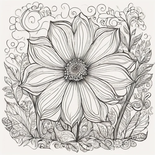 mandala flower illustration,mandala flower drawing,flower illustration,flower drawing,flower line art,coloring page,flannel flower,coloring pages,cosmea,ox-eye daisy,marguerite daisy,wood daisy background,oxeye daisy,illustration of the flowers,flower and bird illustration,rose flower illustration,flower illustrative,osteospermum,dahlia white-green,woodland sunflower,Illustration,Black and White,Black and White 05