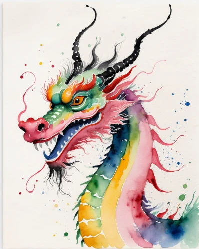 painted dragon,chinese dragon,dragon li,chinese art,chinese water dragon,dragon,dragon design,dragon boat,barongsai,golden dragon,fire breathing dragon,dragon fire,yuan,dragon of earth,wyrm,oriental painting,chinese style,chinese background,dragons,chinese horoscope,Illustration,Paper based,Paper Based 24