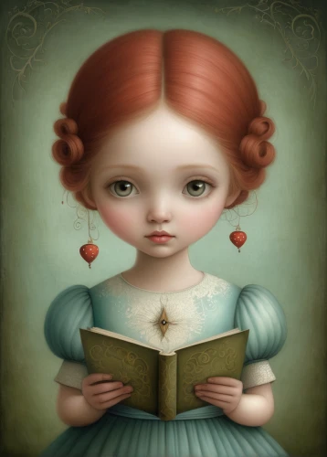 mystical portrait of a girl,little girl reading,fairy tale character,child with a book,little girl fairy,love letter,fantasy portrait,bookworm,children's fairy tale,child's diary,eglantine,cloves schwindl inge,rosa 'the fairy,gothic portrait,romantic portrait,cupido (butterfly),the little girl,fairytale characters,rosa ' the fairy,book illustration,Illustration,Abstract Fantasy,Abstract Fantasy 06