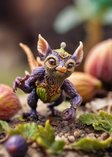 schleich,running frog,skylander giants,skylanders,figs,miniature figures,acorns,collecting nut fruit,anthropomorphized animals,dwarf armadillo,small animal food,hungry chipmunk,faery,scandia gnome,grasshopper mouse,foraging,peter rabbit,whimsical animals,fig,goblin,Unique,3D,Panoramic