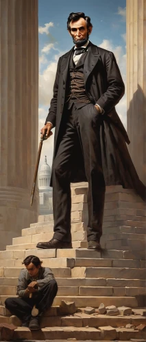 abraham lincoln,abraham lincoln monument,abe,lincoln monument,abraham lincoln memorial,justice scale,lincoln,emancipation,founding,government,game illustration,jefferson monument,lincoln memorial,monuments,civilization,federal government,assassination,album cover,background image,figure of justice,Conceptual Art,Fantasy,Fantasy 15