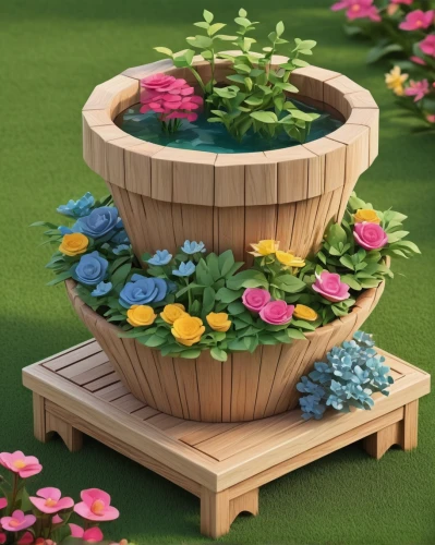 wooden flower pot,terracotta flower pot,flowers in wheel barrel,flower pot,garden pot,flower box,flowerpot,wishing well,planter,flower boxes,potted flowers,flower pots,plant pot,flower basket,flower pot holder,spring pot drive,flower bed,floral mockup,wooden mockup,flower water,Unique,3D,Isometric