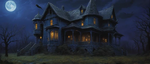 the haunted house,witch's house,witch house,haunted house,creepy house,haunted castle,ghost castle,victorian house,lonely house,gothic style,house in the forest,gothic architecture,the threshold of the house,halloween poster,halloween scene,wooden house,ancient house,haunted,the house,gothic,Illustration,Realistic Fantasy,Realistic Fantasy 03