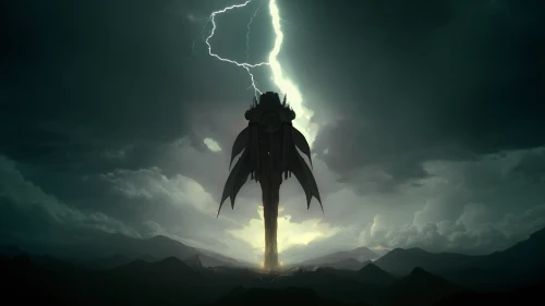 god of thunder,lightning,lightning bolt,thor,lightning storm,thunder,sci fiction illustration,awesome arrow,lone warrior,light bearer,excalibur,valhalla,strom,bolt,scepter,man silhouette,the pillar of light,loki,cg artwork,arrow