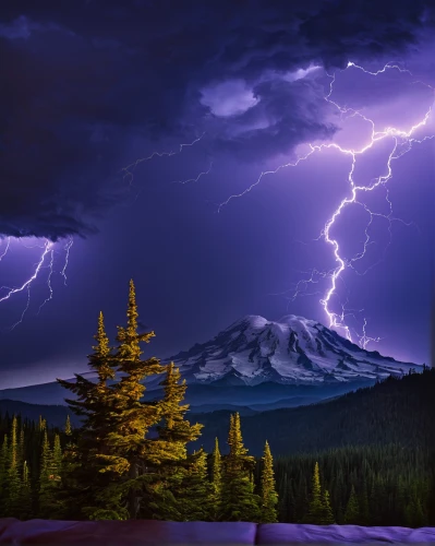 lightning storm,mount hood,thunderstorm,lightning strike,mount shasta,calbuco volcano,mount rainier,lightning bolt,lassen volcanic national park,nature's wrath,lightning,lightening,mt shasta,rainier,mt hood,mt rainier,thunderclouds,thunderheads,thunderhead,force of nature,Art,Classical Oil Painting,Classical Oil Painting 03