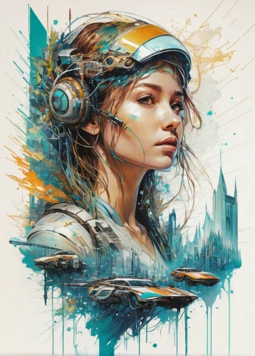 transistor,navi,game illustration,sci fiction illustration,cg artwork,echo,illustrator,game art,world digital painting,fantasy art,pilot,boho art,goki,tracer,full hd wallpaper,sparrow,clementine,painting technique,digital art,fantasy portrait,Illustration,Paper based,Paper Based 13