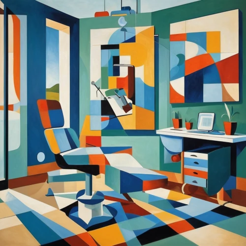 mid century,mid century modern,an apartment,painting pattern,children's room,boy's room picture,sitting room,cubism,interiors,abstract retro,sewing room,apartment,doctor's room,children's bedroom,art deco,isometric,meticulous painting,livingroom,house painting,interior design,Art,Artistic Painting,Artistic Painting 45