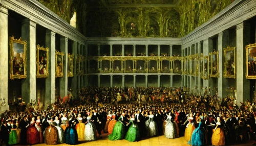 saint george's hall,royal interior,louvre,fontainebleau,concert hall,louvre museum,sanssouci,palais de chaillot,ballroom,choral,europe palace,palace of parliament,brazilian monarchy,palace of the parliament,procession,church painting,orchestra,versailles,the interior of the,wiesbaden,Art,Classical Oil Painting,Classical Oil Painting 25