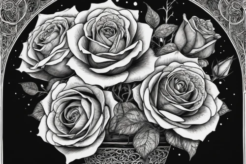 rose flower illustration,roses frame,rose flower drawing,roses pattern,black rose,noble roses,porcelain rose,rose frame,rose drawing,frame rose,white rose,rose arrangement,rose roses,floral silhouette frame,scent of roses,landscape rose,floral silhouette border,romantic rose,bouquet of roses,roses,Illustration,Black and White,Black and White 11