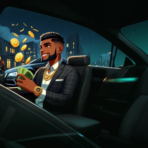 black businessman,gangstar,vector illustration,drake,business man,money rain,ceo,african businessman,game illustration,uber eats,big business,billionaire,business,gold business,chauffeur,concierge,business icons,wealthy,hard money,the game
