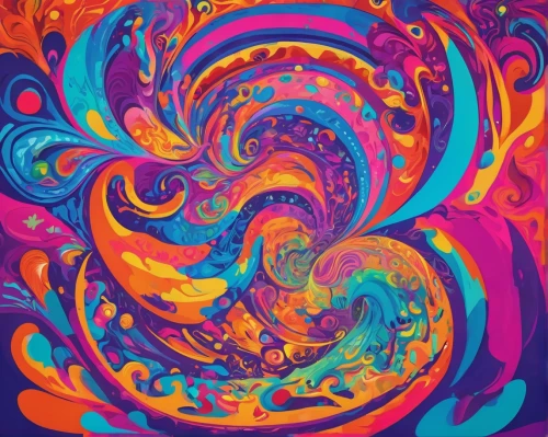 colorful spiral,swirls,coral swirl,paisley digital background,colorful foil background,swirl,abstract multicolor,swirly orb,psychedelic art,swirling,chameleon abstract,psychedelic,spiral background,om,whirlpool pattern,spiral nebula,kaleidoscopic,colorful background,vortex,kaleidoscope art,Conceptual Art,Oil color,Oil Color 23