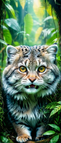 wild cat,american bobtail,siberian cat,tabby cat,tiger cat,ocelot,maincoon,norwegian forest cat,felidae,forest animal,rusty-spotted cat,fractalius,bobcat,lynx,amurtiger,tiger png,animal feline,asian tiger,world digital painting,woodland animals,Photography,Artistic Photography,Artistic Photography 07