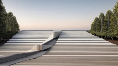 roof landscape,row of trees,flat roof,moveable bridge,roof garden,roof panels,wastewater treatment,k13 submarine memorial park,cooling tower,roof terrace,turf roof,holocaust memorial,terraces,conveyor belt,archidaily,rows of seats,infinity swimming pool,sewage treatment plant,grass roof,steel construction