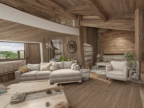 wooden beams,3d rendering,cabin,log home,log cabin,chalet,luxury home interior,modern living room,wooden house,living room,inverted cottage,livingroom,timber house,wood flooring,loft,houseboat,interior design,family room,interior modern design,wooden floor,Interior Design,Bathroom,Farmhouse,Farmhouse Charm