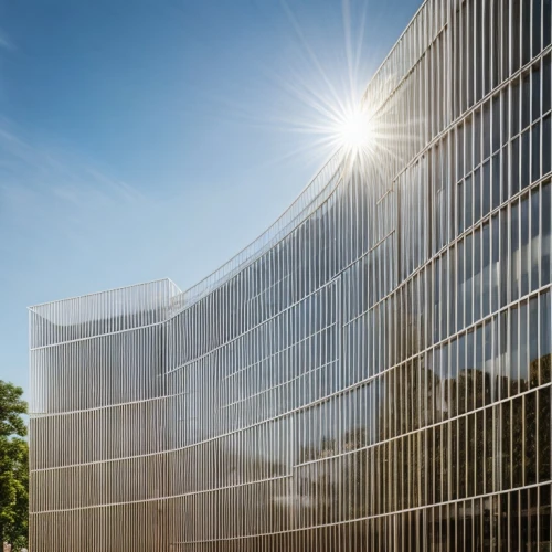 glass facade,glass facades,metal cladding,daylighting,facade panels,structural glass,glass building,office building,glass wall,glass panes,solar cell,window film,thin-walled glass,solar photovoltaic,archidaily,photovoltaics,solar cells,photovoltaic,office buildings,solar cell base,Architecture,Campus Building,Modern,Organic Transparency