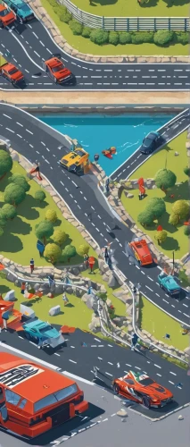 highway roundabout,roundabout,transport and traffic,raceway,racing road,intersection,car racing,sports car racing,california raceway,traffic circle,traffic jams,freeway,traffic junction,race track,city highway,traffic management,traffic jam,auto race,traffic congestion,panamericana,Unique,3D,Isometric
