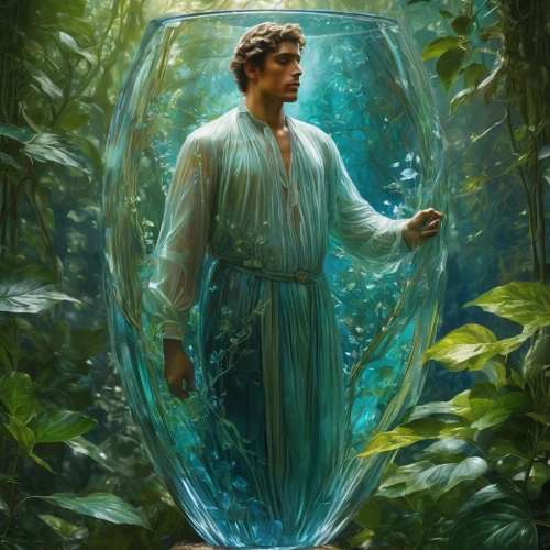 angel moroni,fantasy portrait,cg artwork,the man in the water,fantasy picture,the wanderer,digital painting,version john the fisherman,jedi,poseidon,sci fiction illustration,fantasy art,agua de valencia,tarzan,sacred fig,world digital painting,digital illustration,kerala,digital artwork,lando,Conceptual Art,Fantasy,Fantasy 05