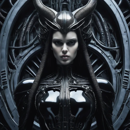 queen cage,queen of the night,priestess,the enchantress,dark elf,throne,goddess of justice,loki,huntress,gothic portrait,horned,daemon,alien warrior,the throne,dark angel,evil woman,the archangel,archangel,sorceress,lokportrait,Conceptual Art,Sci-Fi,Sci-Fi 02