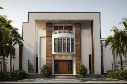 art deco,build by mirza golam pir,3d rendering,official residence,house facade,gold stucco frame,facade painting,facade panels,islamic architectural,modern house,temple fade,florida home,religious institute,exterior decoration,wooden facade,modern building,national cuban theatre,al nahyan grand mosque,house entrance,contemporary,Architecture,Villa Residence,Modern,None