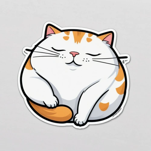 cat vector,cheese bun,clipart sticker,saffron bun,flat blogger icon,cartoon cat,cat kawaii,blini,fat,twitch icon,sticker,drawing cat,cutout cookie,animal stickers,cat drawings,nyan,stickers,chubby,american curl,my clipart,Unique,Design,Sticker