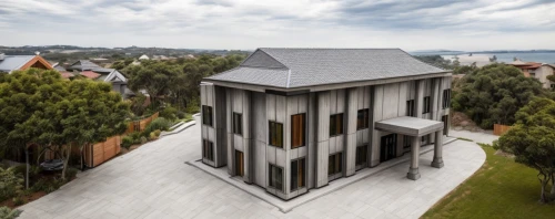 cubic house,metal roof,metal cladding,wooden church,cube house,puerto varas,house hevelius,modern architecture,house roofs,view from above,timber house,inverted cottage,kirrarchitecture,house shape,house roof,archidaily,black church,cube stilt houses,bergen,frame house,Architecture,Villa Residence,Modern,Organic Modernism 1