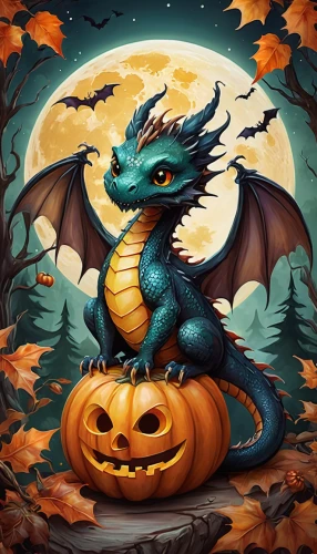 halloween illustration,halloween vector character,painted dragon,autumn icon,halloween background,halloween wallpaper,calabaza,halloween pumpkin,charizard,halloweenkuerbis,halloween pumpkin gifts,hallloween,halloween poster,dragon,dragon li,black dragon,pumpkin autumn,halloweenchallenge,retro halloween,forest dragon,Illustration,Paper based,Paper Based 04