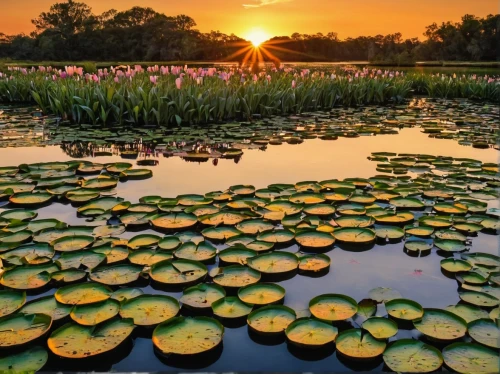 lotus on pond,lily pads,lotus pond,water lilies,lotuses,lotus flowers,lotus plants,nymphaea,pink water lilies,lily pond,white water lilies,doñana national park,giant water lily,lily pad,large water lily,water lotus,pond flower,golden lotus flowers,nymphaea gigantea,lilly pond,Illustration,American Style,American Style 04