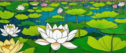 lotus on pond,lotus pond,lotus flowers,lotus plants,water lilies,lily pond,lotuses,white water lilies,lotus leaves,lilly pond,waterlily,water lotus,lotus blossom,lily pads,lotus flower,water lily plate,water lily,lotus art drawing,lotus,lotus ffflower,Illustration,Vector,Vector 14