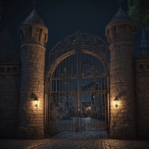 iron gate,city gate,castle of the corvin,front gate,bethlen castle,gate,wood gate,gateway,gates,haunted castle,holsten gate,ghost castle,fence gate,farm gate,fairy tale castle,castleguard,castle iron market,castel,metal gate,portcullis,Conceptual Art,Fantasy,Fantasy 01