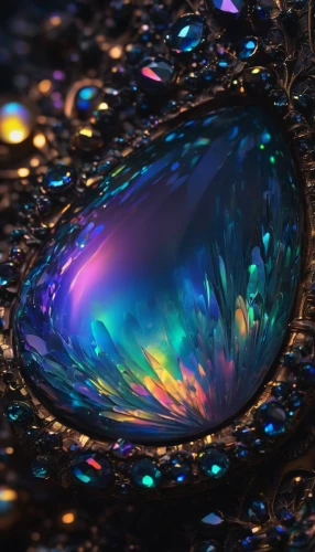 crystal egg,retina nebula,gemstones,iridescent,opal,crystal ball-photography,gemstone,mirror in a drop,crystal ball,colorful glass,refractive,colorful ring,cosmic eye,prism,peacock eye,a drop of water,prism ball,crystal glasses,druzy,refraction,Photography,General,Natural