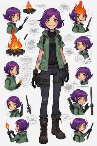 girl with gun,girl with a gun,yuki nagato sos brigade,rifle,nora,kosmea,acerola,woman fire fighter,viola,scouts,vector girl,katniss,fire poker flower,scout,piper,main character,firebrat,a uniform,biologist,violet head elf,Unique,Design,Character Design