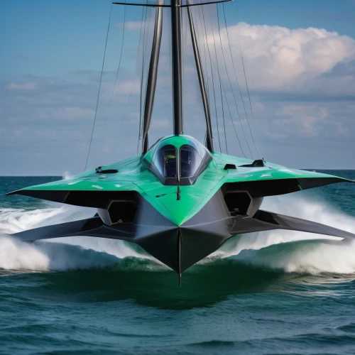 trimaran,green sail black,sailing yacht,yacht racing,racing boat,catamaran,sailing wing,keelboat,lotus 22,multihull,hydroplane racing,ocean rowing,lotus 25,stealth ship,lotus 20,yacht,delta-wing,electric boat,e-boat,sailing orange,Photography,General,Natural