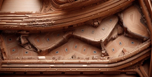 wooden construction,wood structure,wood texture,roof tiles,roof tile,clay tile,mouldings,structural plaster,leather texture,ornamental wood,copper tape,mandelbulb,wooden roof,corrugated cardboard,dome roof,roof structures,ceiling construction,patterned wood decoration,cross-section,terracotta tiles