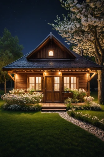 landscape lighting,wooden house,summer cottage,small cabin,japanese-style room,japanese architecture,japanese garden ornament,log cabin,smart home,beautiful home,wooden roof,small house,wooden hut,security lighting,miniature house,new england style house,japan garden,timber house,garden shed,summer house,Photography,General,Natural
