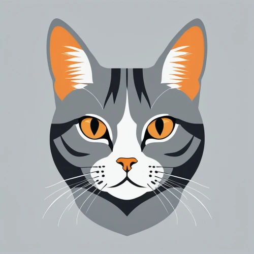 cat vector,vector illustration,gray icon vectors,vector graphic,vector graphics,gray cat,american shorthair,gray kitty,vector design,vector art,tabby cat,adobe illustrator,american bobtail,cartoon cat,halloween vector character,vector image,silver tabby,cat portrait,chartreux,breed cat,Illustration,Vector,Vector 01