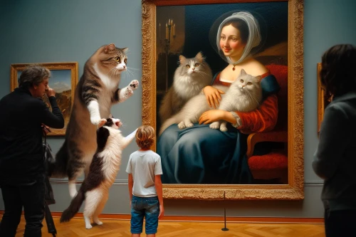 popular art,fine art,the mona lisa,art world,art museum,art gallery,mona lisa,cat lovers,vintage art,cat family,admired,cat frame,droste effect,ancient art,modern art,art,felines,great gallery,cat image,art dealer