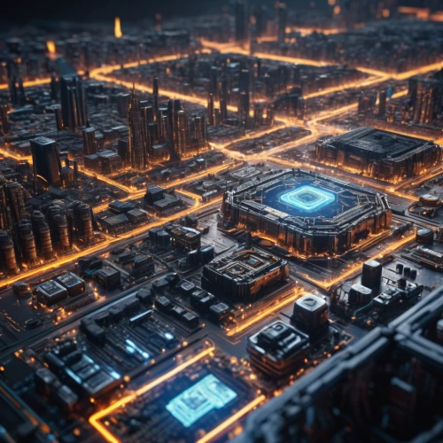 circuitry,circuit board,smart city,3d rendering,metropolis,3d render,city lights,cinema 4d,city blocks,tilt shift,render,citylights,cities,city cities,electrical grid,visual effect lighting,digital compositing,3d rendered,city at night,fantasy city,Photography,General,Sci-Fi