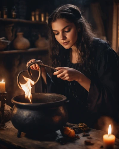 candlemaker,celebration of witches,burning candle,metalsmith,the witch,tinsmith,fire artist,creating perfume,burning candles,fortune telling,candlemas,candlelight,oil lamp,blacksmith,divination,witches,candlelights,cauldron,silversmith,tealight,Photography,General,Cinematic